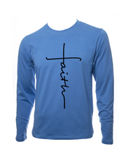 Faith Plain Unisex Long Sleeve Christian T-Shirt