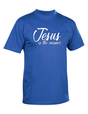 Jesus Is The Answer - Unisex Short & Long Sleeve Tee