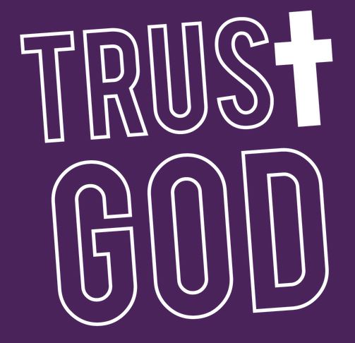 Trust God Plain Unisex Long Sleeve Christian T-Shirt